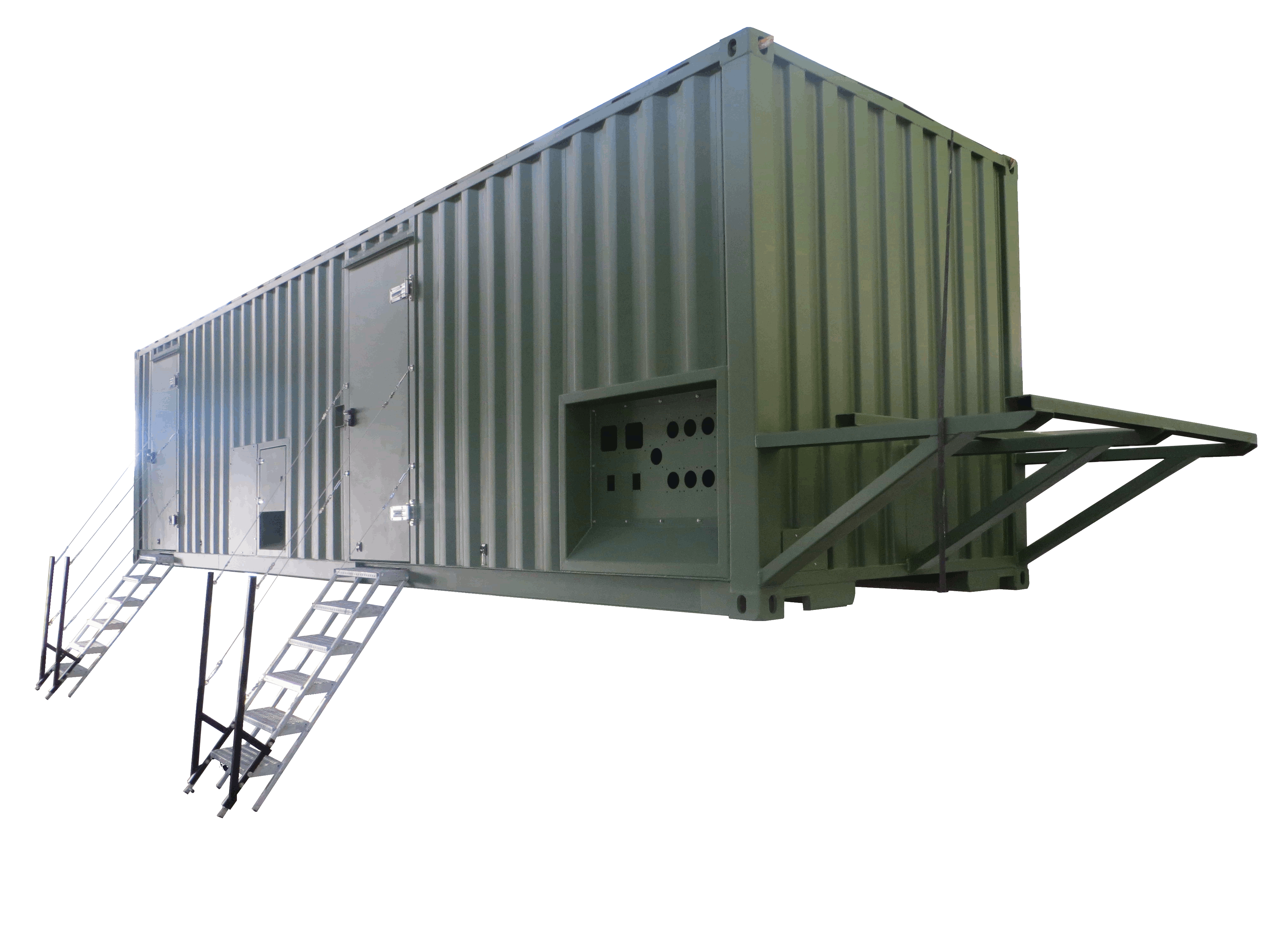 Container militaire transformateur