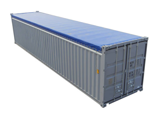 illustration d'un container 40 pieds open top