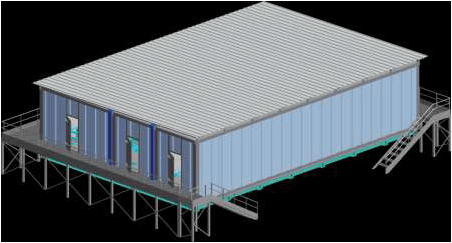 conception 3D ensemble shelter