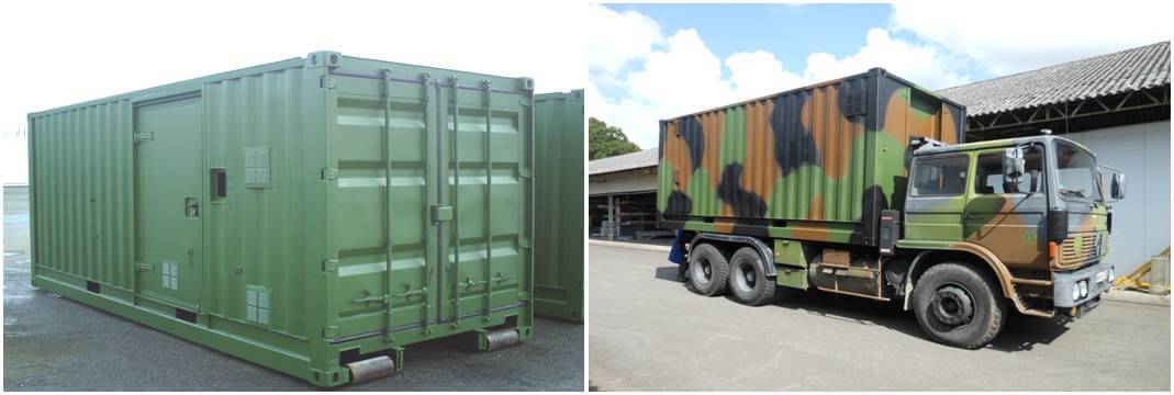 container 20 pieds ampliroll CSC