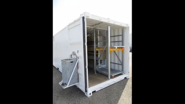Mobile workshop container