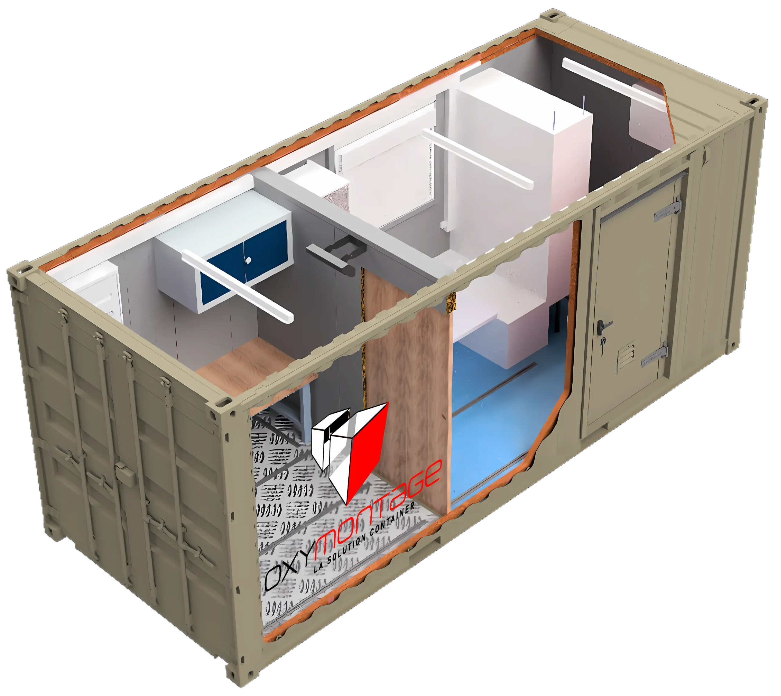Container de chantier : stockage logistique et autres aménagements ...